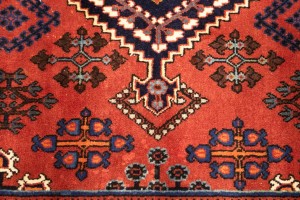 Red Vintage Tribal 8X12 Joshaghan Persian Rug