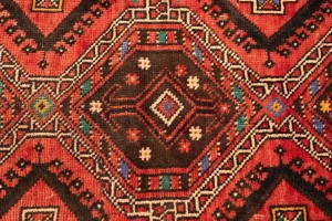 Vintage Red Tribal 5X10 Shiraz Lori Persian Rug