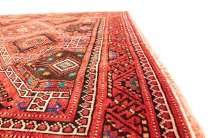 Vintage Red Tribal 5X10 Shiraz Lori Persian Rug