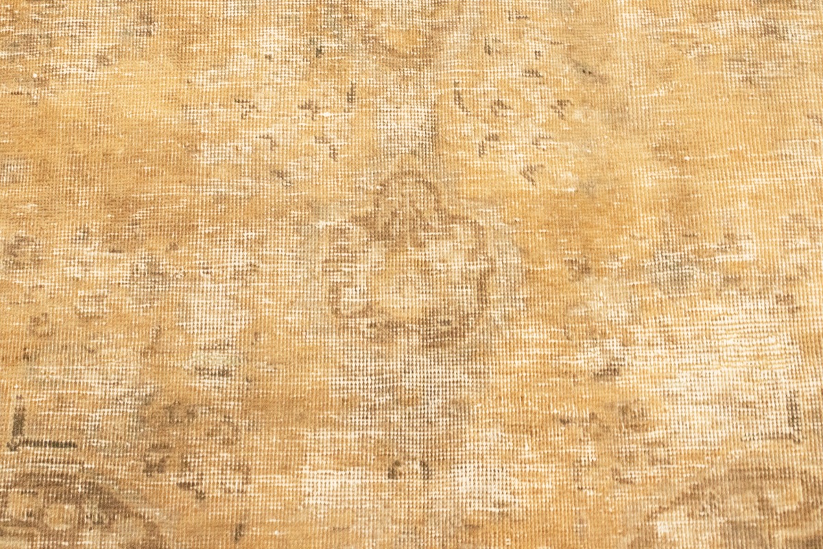 Antique Muted Distressed 7X11 Tabriz Persian Rug