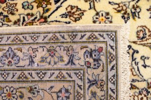 Vintage Cream Traditional 10X13 Kashan Persian Rug