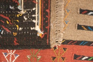 Khaki Tribal 4X6 Sumak Herati Persian Rug