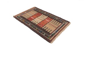 Khaki Tribal 4X6 Sumak Herati Persian Rug
