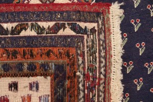 Plum Tribal 4X7 Sumak Persian Rug