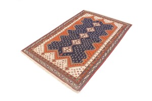 Plum Tribal 4X7 Sumak Persian Rug