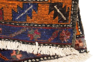 Plum Vintage Geometric Tribal 1'8X1'8 Heriz Persian Square Rug