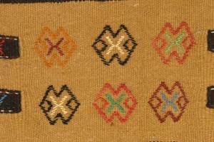 Beige Cream Tribal 3X5'7 Sumak Herati Persian Rug