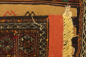 Beige Cream Tribal 3X5'7 Sumak Herati Persian Rug