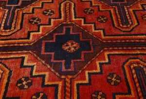 Red Vintage Tribal Red 4X8 Shiraz Persian Oriental Rug