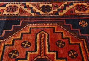 Red Vintage Tribal Red 4X8 Shiraz Persian Oriental Rug