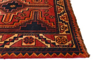 Red Vintage Tribal Red 4X8 Shiraz Persian Oriental Rug