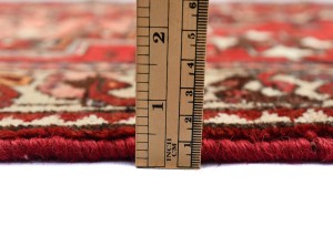 Semi Antique Red Tribal 3'3X12'5 Hamedan Persian Runner Rug