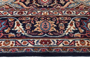 Dark Purple-navy Vintage Traditional Floral 10X13 Kashmar Persian Oriental Rug