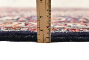 Dark Purple-navy Vintage Traditional Floral 10X13 Kashmar Persian Oriental Rug