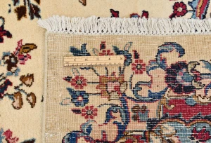 Cream Vintage Traditional 10X13 Kashmar Persian Oriental Rug