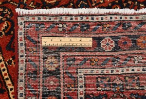 Rusty Red Vintage Tribal 3X17 Hossainabad Runner Oriental Rug