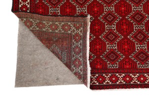Antique Red Tribal 4X6'5 Balouch Persian Rug