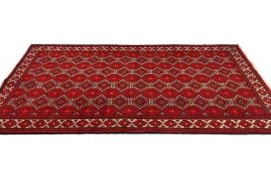 Antique Red Tribal 4X6'5 Balouch Persian Rug