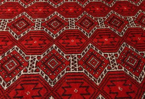 Antique Red Tribal 4X6'5 Balouch Persian Rug