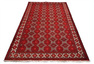 Antique Red Tribal 4X6'5 Balouch Persian Rug