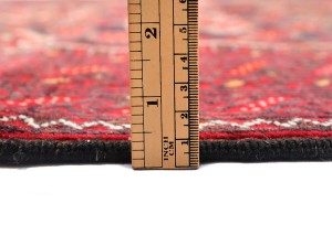 Vintage Red Tribal 3'6X6'7 Balouch Persian Oriental Rug