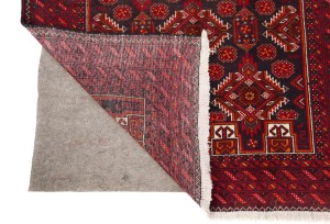 Vintage Red Tribal 3'6X6'7 Balouch Persian Oriental Rug