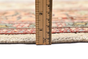 Semi Antique Cream Traditional 10X13 Tabriz Persian Rug