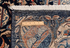 Vintage Purple-navy Pictorial 10X13 Kashmar Persian Rug