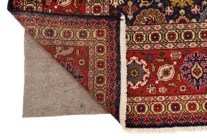 Vintage Purple-navy Traditional 10X13 Tabriz Persian Rug