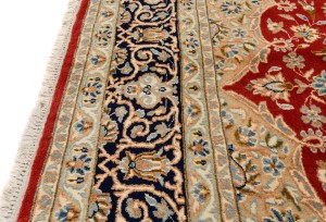 Red Vintage Traditional Floral 9X12 Kerman Persian Oriental Rug