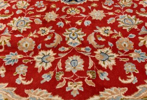 Red Vintage Traditional Floral 9X12 Kerman Persian Oriental Rug