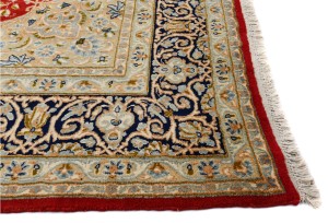 Red Vintage Traditional Floral 9X12 Kerman Persian Oriental Rug