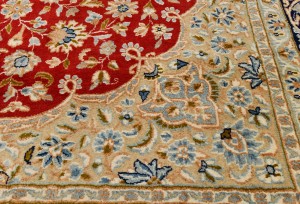 Red Vintage Traditional Floral 9X12 Kerman Persian Oriental Rug