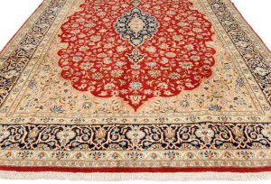 Red Vintage Traditional Floral 9X12 Kerman Persian Oriental Rug