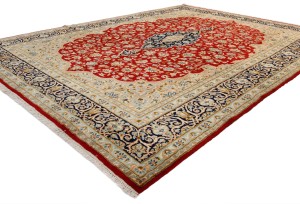 Red Vintage Traditional Floral 9X12 Kerman Persian Oriental Rug