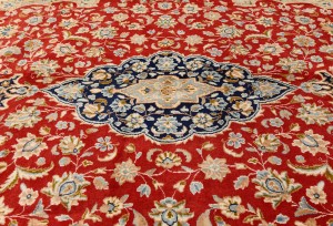 Red Vintage Traditional Floral 9X12 Kerman Persian Oriental Rug
