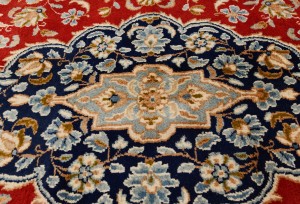 Red Vintage Traditional Floral 9X12 Kerman Persian Oriental Rug