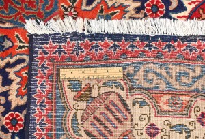 Vintage Purple-navy Traditional 9X13 Kashmar Persian Rug