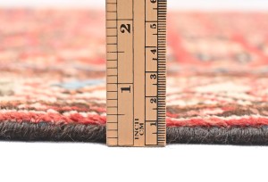 Vintage Tribal Red 5X13 Hamedan Persian Runner Rug