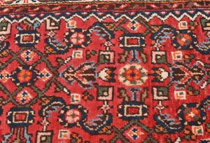 Vintage Tribal Red 5X13 Hamedan Persian Runner Rug