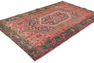 Vintage Floral Red 4X7 Gholtogh Persian Rug