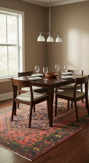 Vintage Floral Red 4X7 Gholtogh Persian Rug