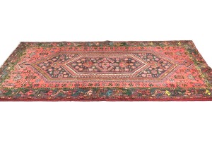 Vintage Floral Red 4X7 Gholtogh Persian Rug