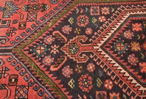 Vintage Floral Red 4X7 Gholtogh Persian Rug