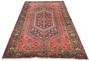 Vintage Floral Red 4X7 Gholtogh Persian Rug