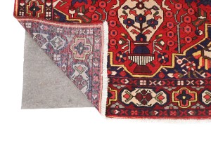 Vintage Red Floral 5'2X8'6 Bakhtiari Persian Rug