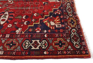 Vintage Red Floral 5'2X8'6 Bakhtiari Persian Rug
