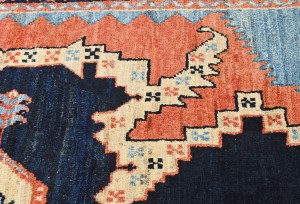 Vintage Geometric Tribal 5X6 Viss Persian Rug