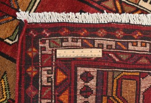 Vintage Tribal Geometric 3'3X13'5 Heriz Persian Runner Rug