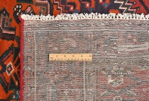 Vintage Plum Tribal 4X6 Hamedan Persian Rug